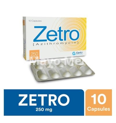 ZETRO 250MG CAP